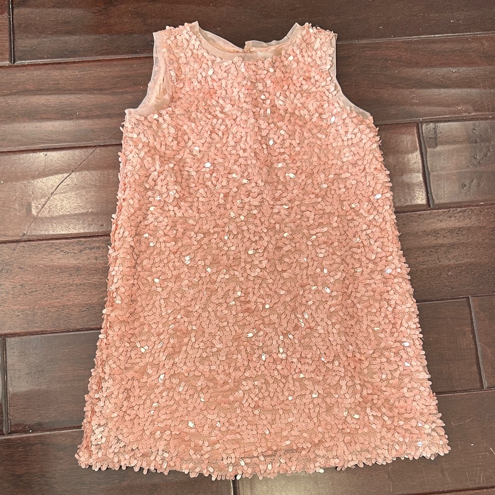 Elegant Pink Sleeveless Kids Dress